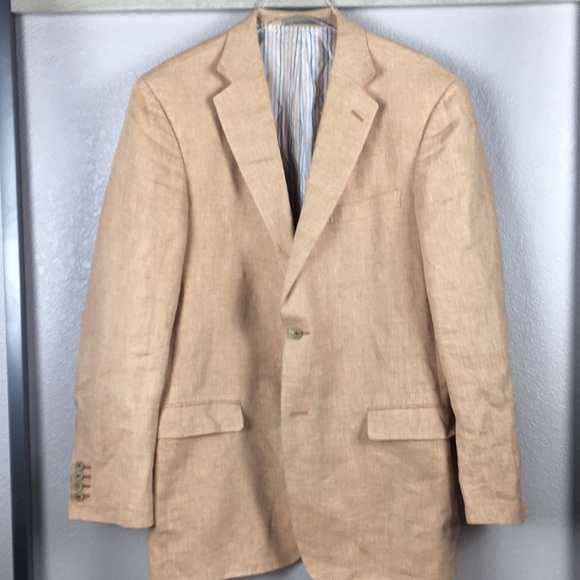 zegna linen blazer